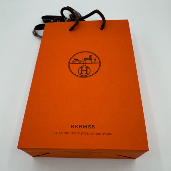 💞Authentic💞Hermes Small Shopping Bag with ribbon. - Picture 4 of 10